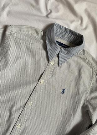 Сорочка в смужку polo ralph lauren рубашка в полоску2 фото