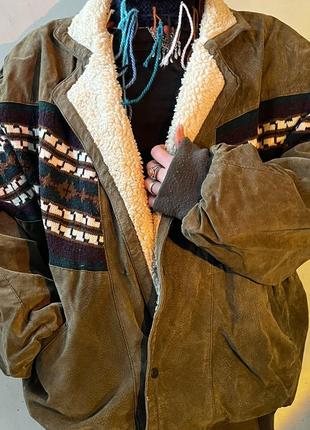 Куртка дубленка бомбер винтаж вынтаж y2k панк vintage аниме готическая опиум архив archive opium альт1 фото