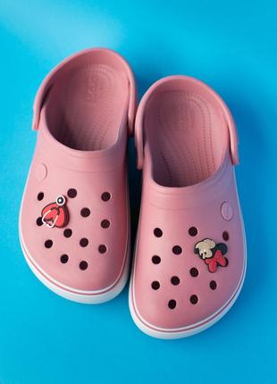 Crocs platform, крокси сабо на платформі