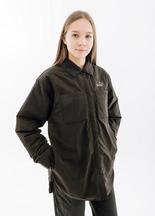 Женская куртка puma transeasonal jacket черный s (7d62184201 s)