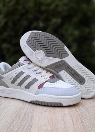 Новые женские кроссовки деми adidas drop step бежевые с хаки