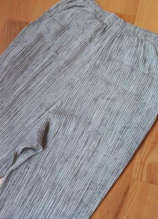 Літні котонові штани-штани m&amp;s mark&amp;spencer сірі штани джогери7 фото