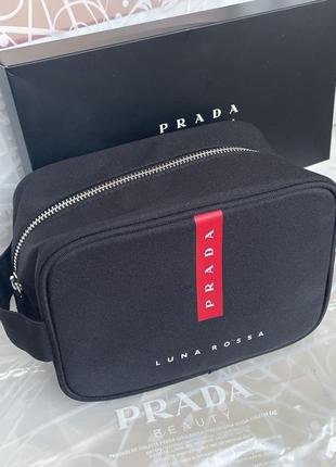 Оригинальный мужской большой косметичка от prada 👉🏻размер 21х14х11