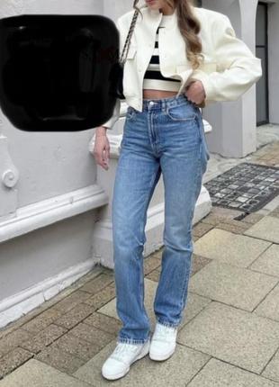 Прямые джинсы от зара1 фото