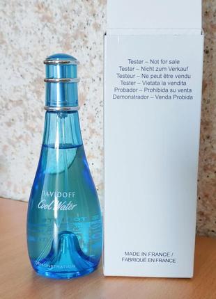 Davidoff cool water woman, тестер , 100 мл