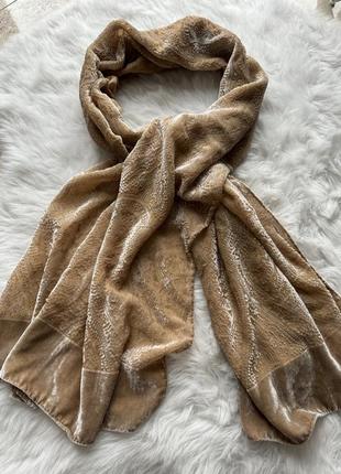 Легкий женский шелковый шарф max mara