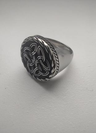 9 розмір 19 мм 
кільце перстень печатка нове кельтський вузол вікінгів нержавіюча сталь2 фото