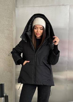 Жіноча стьобана тепла весняна зимова коротка куртка,женская тёплая зимняя короткая куртка