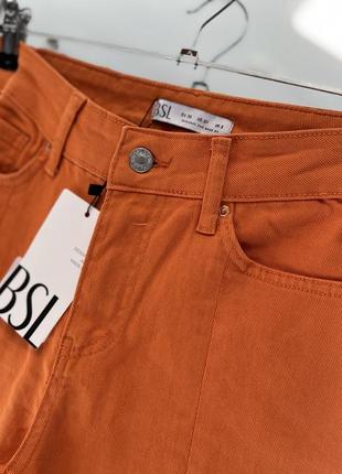 Оранжевые джинсы bsl, размер 27 (s)4 фото