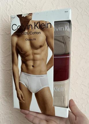 Комплект чоловічих трусів calvin klein. оригінал. чоловічі труси.1 фото