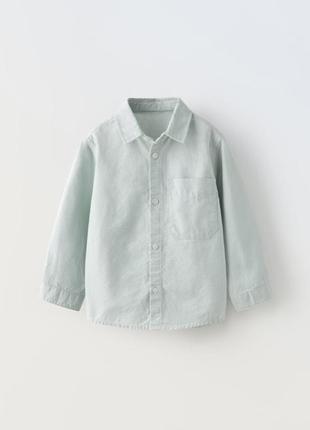 Сорочка - оксфорд для хлопчика zara