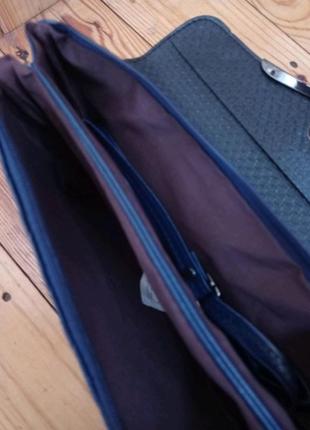 Жіноча сумка-клатч синього кольору.5 фото