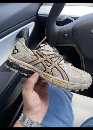 Asics gel-kahana beige gold black