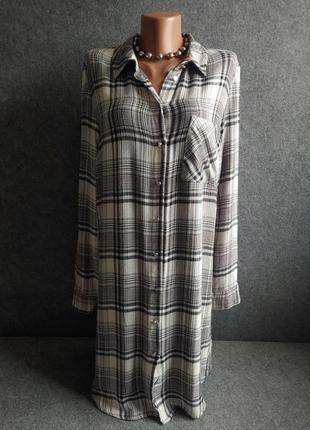 Платье-рубашка из мягкой вискозы (баечка) 46-48-50 размера10 фото