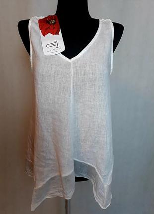 Майка bottega moda лен италия