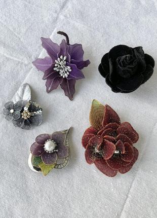 Набор брошок вінтаж
