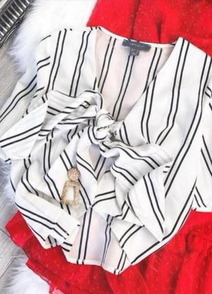 Блуза топ на зав'язках