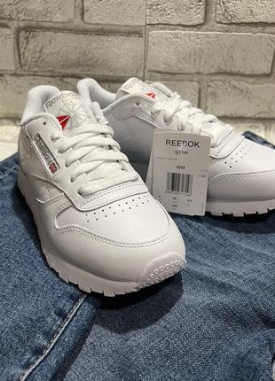 Жіночі кожані кросівки  від reebok5 фото