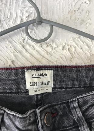 Джинси “ pull&amp;bear “ super skinny w32 l309 фото