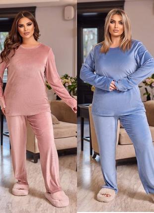 Комфортна піжама з якісного велюру