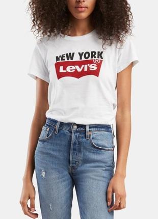 Оригинал из сша! футболка с логотипом нью-йорк levis / levi's , m