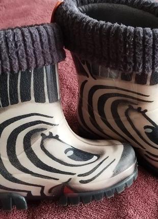 Резиновые сапоги demar 22-23 размер ( теплые)
