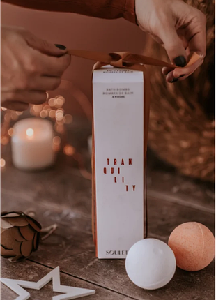 Шипляча бомбочка для ванни  souletto tranquility bath bombs 2