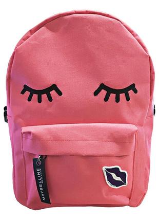 Maybelline розовый детский рюкзак