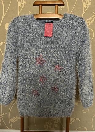 Очень красивый и стильный вязаный свитер 22.1 фото