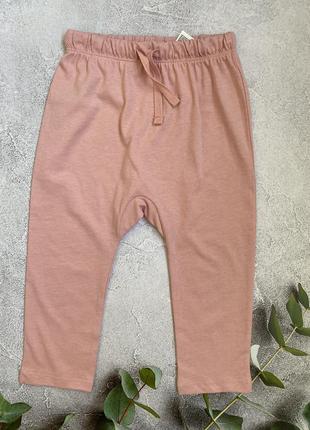 Лосины, штаны,джогеры,розовые,для девочки,хлопковые3 фото