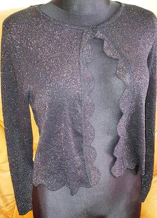 Чорний светрик люрекс soon m