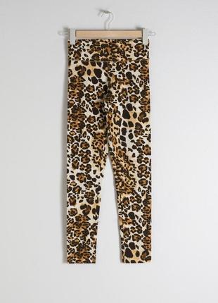 Легінси &amp; other stories cheetah leggings / 34