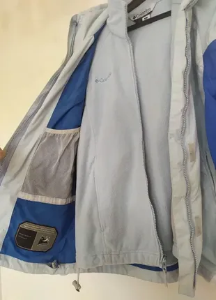 Куртка columbia блакитна5 фото