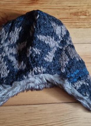 Фірмовий англійський зимовий вовняний набір шапка + шарф fat face,новий з бірками.8 фото
