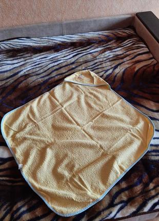 Махровий рушник для немовляти з капюшоном2 фото