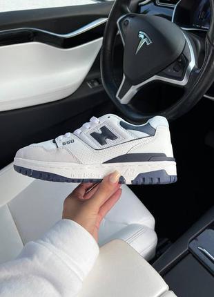 Кросівки new balance 550 white navy4 фото