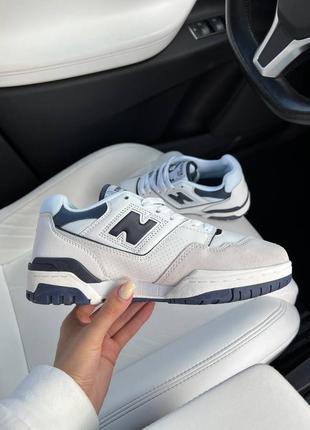 Кросівки new balance 550 white navy5 фото