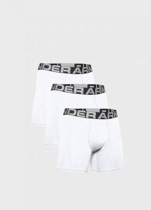 Труси ua charged cotton 6in 3 pack білий m (1363617-100 m)