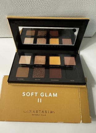 Палетка тіней anastasia beverly hills soft glam 2 mini eyeshadow palette