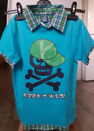 Крутая футболка takko fashion