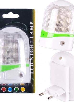 Нічничок з датчиком освітлення 1w 220v 8*6см knz