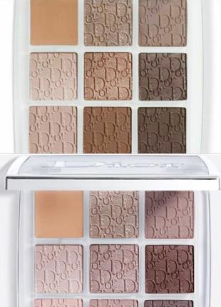 Палетка теней dior backstage eye palette 001 002