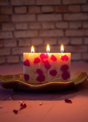Свічка "цвіт сакури" (ароматизована)1 фото