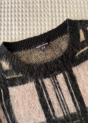 Warehouse женский свитер в клетку, размер s5 фото
