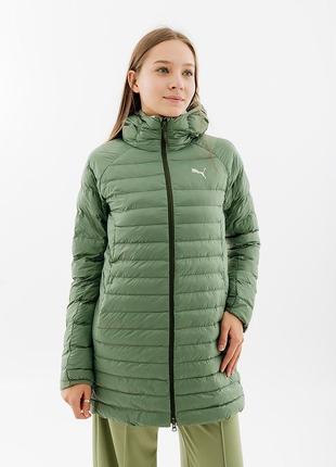 Женская куртка puma packlite jacket зеленый s (7d84940644 s)