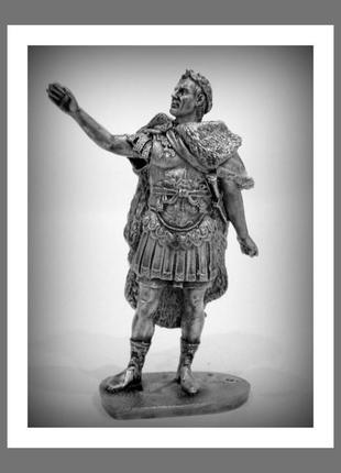 Іграшкові солдатики римський iмператор юлiй цезар 54 мм олов'яні солдатики мініатюри статуетки