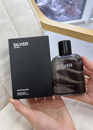 Silver zara чоловічі парфуми