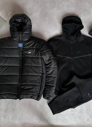 Всего 2250 грн 🔥 мужской спортивный костюм комплект на флисе и куртка nike tech fleece