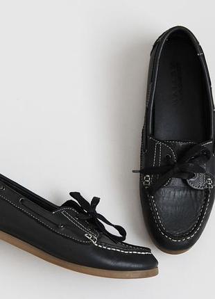 Roberto santi active шкіряні топсайдеры туфлі балетки р. 38