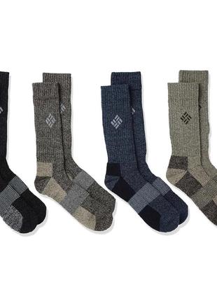 Шкарпетки columbia men’s moisture control 4 pack crew socks3 фото